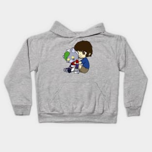 FNAF security breach (gregory and roxanne plush) Kids Hoodie